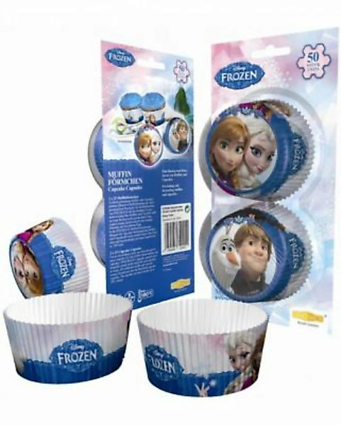 Dekoback "50 Disney Kindergeburtstags Muffin Papier-Förmchen ""Frozen"" Par günstig online kaufen