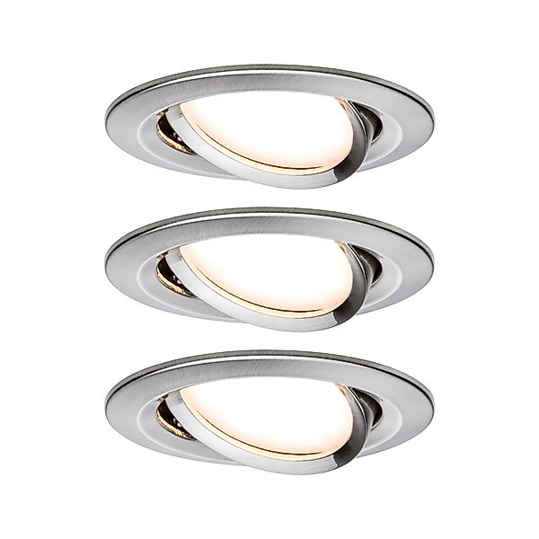 Paulmann "LED Einbauleuchte Nova Plus Coin Basisset schwenkbar rund 84mm 50 günstig online kaufen