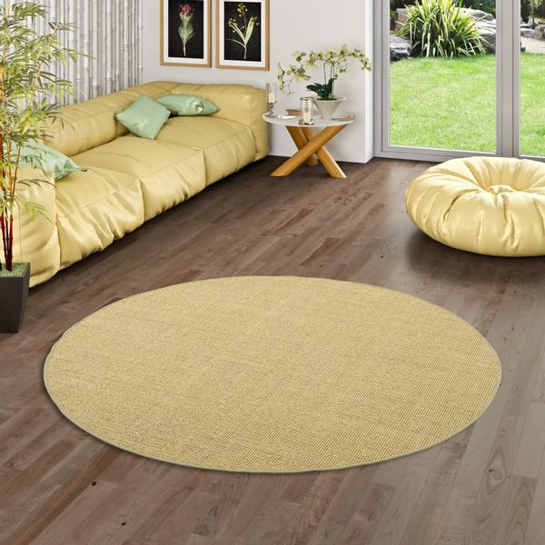 Snapstyle Sisalteppich Sisal Natur Teppich Rund, günstig online kaufen