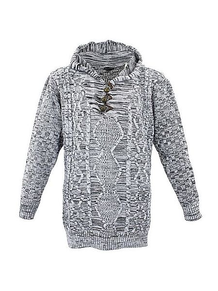 Lavecchia Strickpullover Lavecchia Herren Strickpullover LV-489 (Black-Whit günstig online kaufen