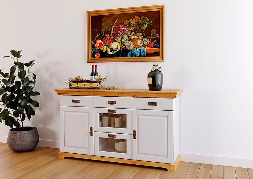 Home affaire Sideboard "Rügen", Kommode aus massiver Kiefer, FSC, Breite 14 günstig online kaufen