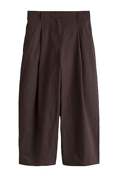 Next Bundfaltenhose Chinohose mit Bundfalten und Barrel-Leg (1-tlg) günstig online kaufen