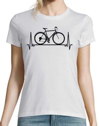 Youth Designz T-Shirt Heartbeat Fahrrad Damen günstig online kaufen