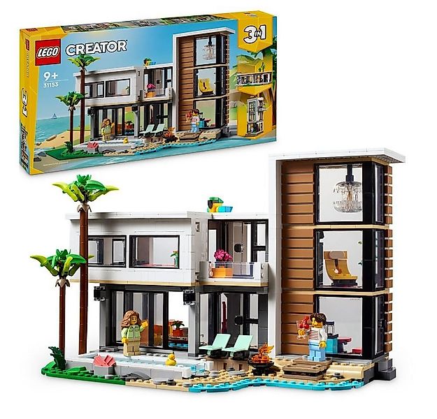 LEGO® Creator 3in1 - Modernes Haus (31153) Konstruktions-Spielset, (939 St) günstig online kaufen
