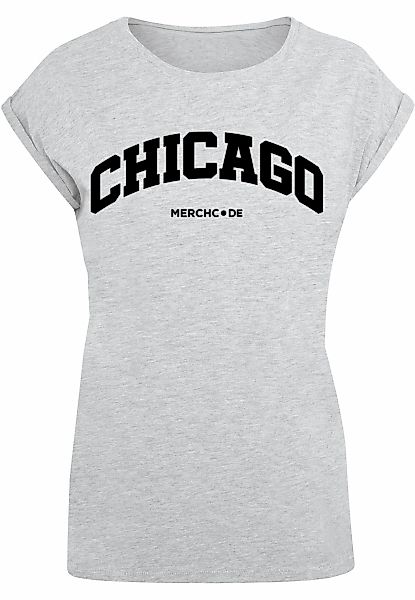Merchcode T-Shirt "Merchcode Damen Ladies Chicago Wording - T-Shirt", 1 Stk günstig online kaufen