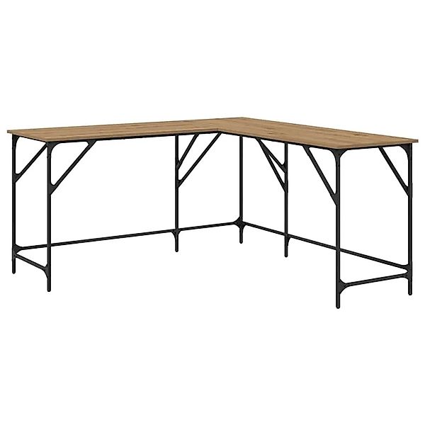 vidaXL Schreibtisch Artisan-Eiche 149 x 149 x 75 cm Holzwerkstoff 882863 günstig online kaufen