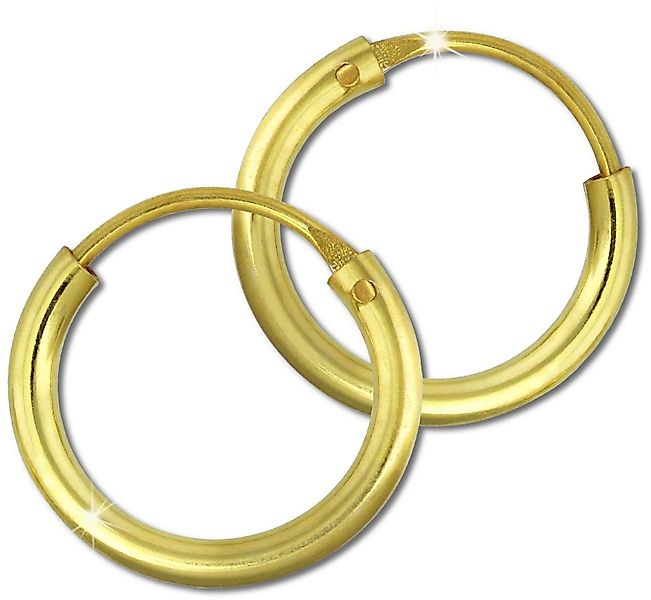 GoldDream Paar Creolen GoldDream Gold Ohrring Creolen 11mm (Creolen), Damen günstig online kaufen