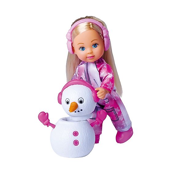 Simba Dickie Anziehpuppe Puppe Evi LOVE Snow mit Schneemann zum Selberbauen günstig online kaufen