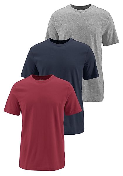 Man's World T-Shirt neue Farben! (3er-Pack) günstig online kaufen
