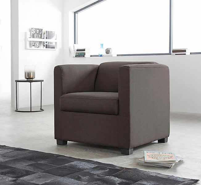 Home affaire Sessel "Bob Cocktailsessel, Clubsessel, Loungesessel" in versc günstig online kaufen