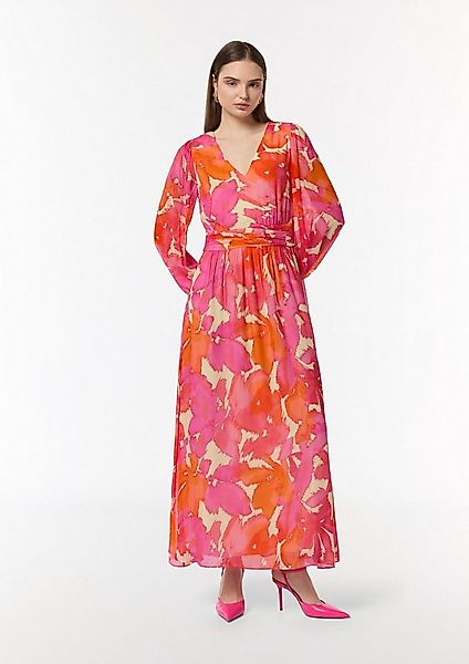 comma Maxikleid Kleid Maxikleid aus Chiffon günstig online kaufen