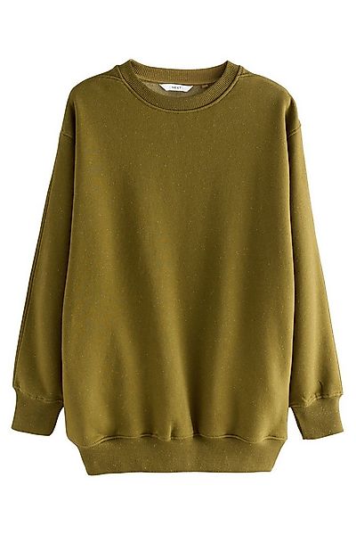 Next Longsweatshirt Angerautes Relaxed Fit Oversized-Sweatshirt (1-tlg) günstig online kaufen