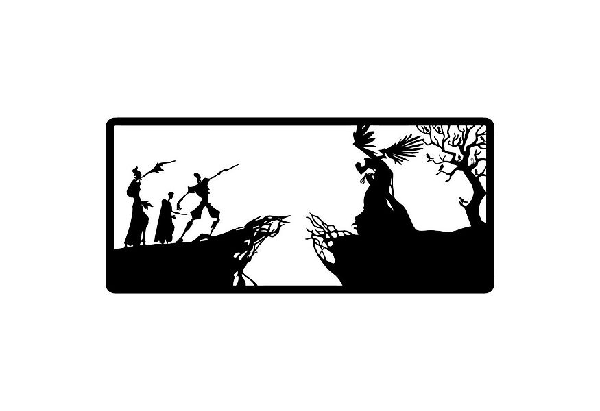 Jumpeak Wanddekoobjekt Harry Potter Wanddekorationen aus Metall, Hexenwandd günstig online kaufen