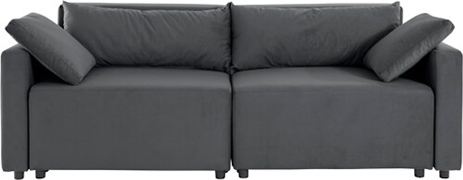 Home affaire 2-Sitzer »Marva 2tlg.« beide Elemente ausziehbar für Bettfunkt günstig online kaufen