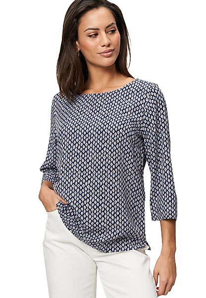 Zero Schlupfbluse "zero Damen Schlupfbluse mit grafischem Print" günstig online kaufen