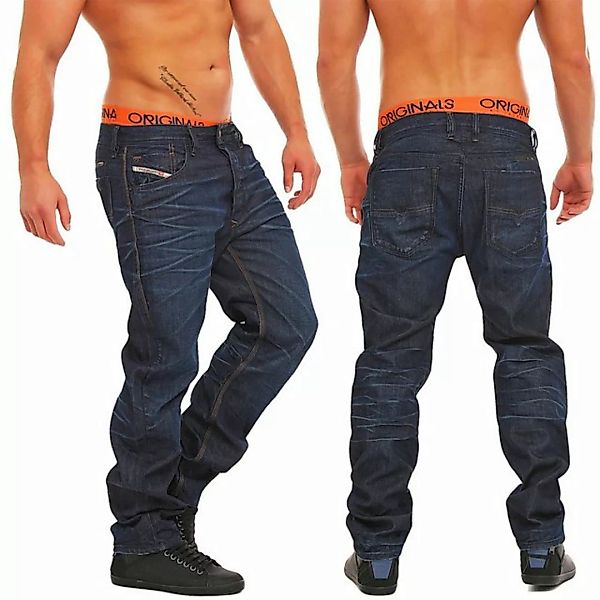Diesel Straight-Jeans Diesel Herren Regular Straight Jeans Bravefort 0806W günstig online kaufen