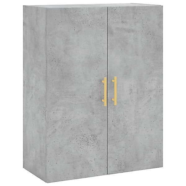 vidaXL Hängeschrank Wandschrank Betongrau 69,5x34x90 cm günstig online kaufen