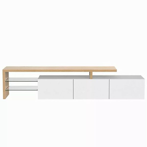 DOTMALL TV-Schrank Modernes TV-Schrank-Design: praktischer Stauraum,LED-Bel günstig online kaufen