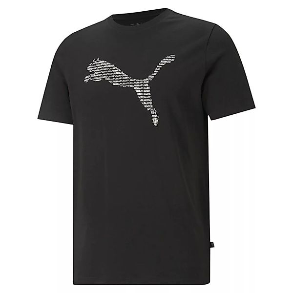 Puma Cat Basic Kurzarm T-shirt L Puma Black günstig online kaufen
