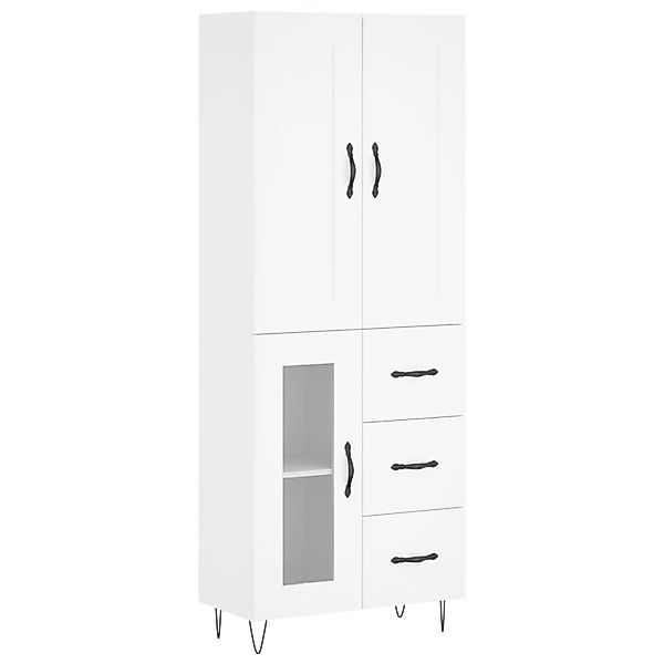 vidaXL Highboard Weiß 69,5x34x180 cm Holzwerkstoff 3199969 günstig online kaufen