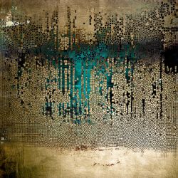 queence Acrylglasbild »Abstrakte Kunst mit Gold« Abstrakt   Gemälde   Kunst günstig online kaufen