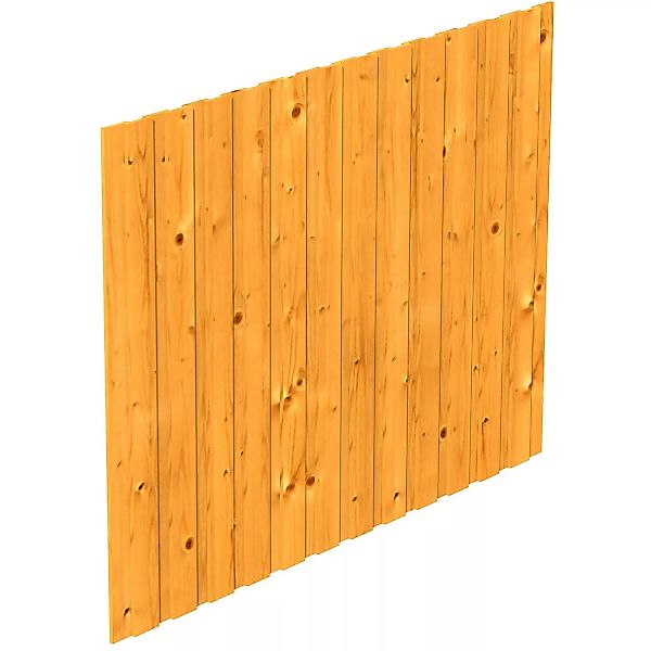 Skan Holz Seitenwand Deckelschalung 230 x 180 cm Fichte Eiche hell günstig online kaufen