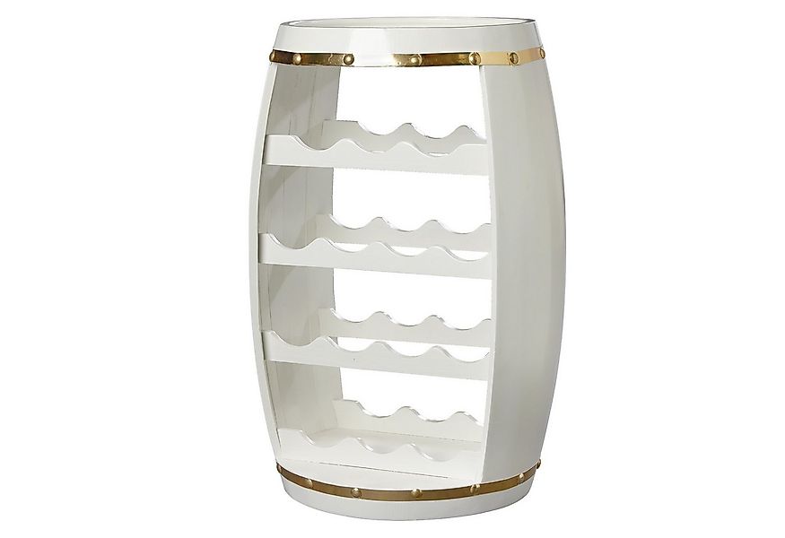 riess-ambiente Weinregal BODEGA WHITE 65cm weiß / gold, Einzelartikel 1-tlg günstig online kaufen