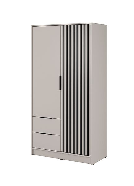 MOEBLO Kleiderschrank JOHN (Latten aus Holz, günstig online kaufen