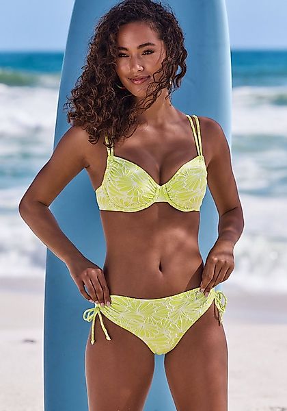 Venice Beach Bikini-Hose Peony in höherer Schnittform und modischer Struktu günstig online kaufen