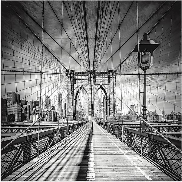 Artland Wandbild "New York City Brooklyn Bridge", Amerika, (1 St.), als Alu günstig online kaufen