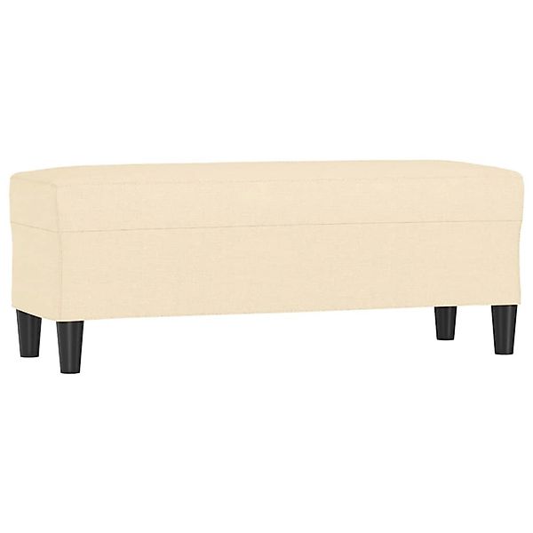 vidaXL Sitzbank Creme 100x35x41 cm Stoff 349409 günstig online kaufen