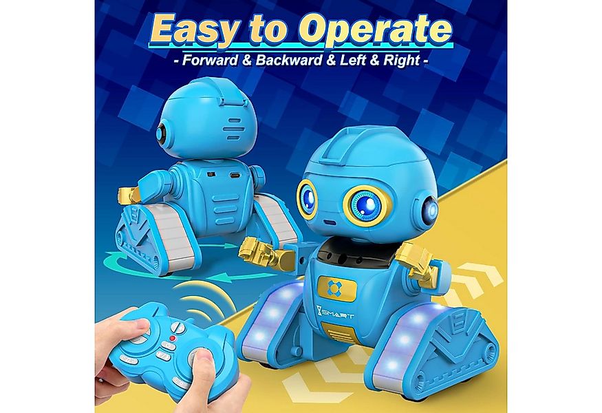 POPOLIC RC-Roboter Roboter Kinder Spielzeug, wiederaufladbar und projizierb günstig online kaufen