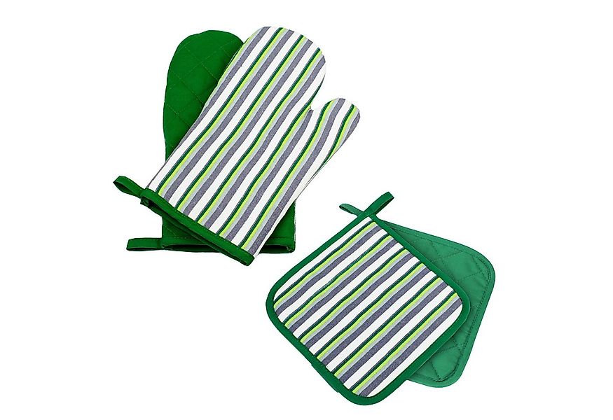 Delindo Lifestyle Topfhandschuhe Ofenhandschuhe, Topflappen, (4er Sparset, günstig online kaufen