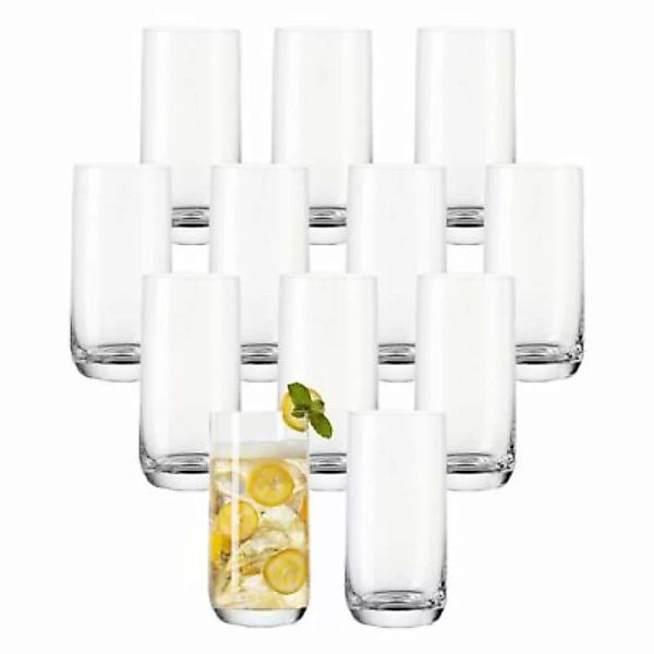 LEONARDO DAILY Trinkglas groß 330 ml 12er Set Trinkgläser transparent günstig online kaufen