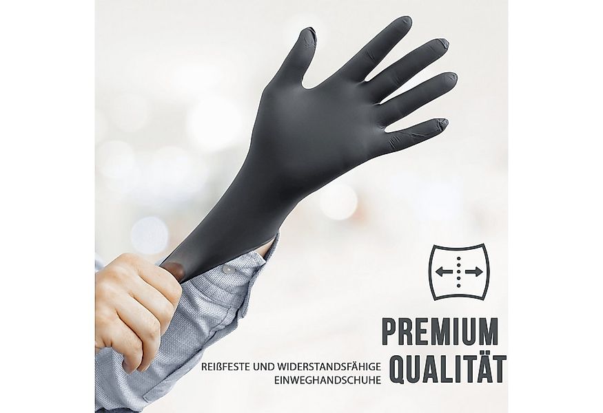 IEA Medical Nitril-Handschuhe L, Schwarz, Karton - 10 x 100 Stk., Einweghan günstig online kaufen