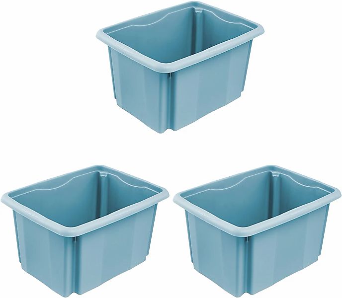 keeeper Aufbewahrungsbox "Emil, 3er Set, 15 L, 38 x 28,5 x 20,5 cm" ineinan günstig online kaufen