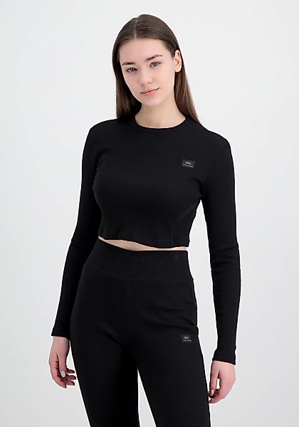Alpha Industries Longsleeve "Alpha Industries Women - Longsleeves X-Fit Rib günstig online kaufen
