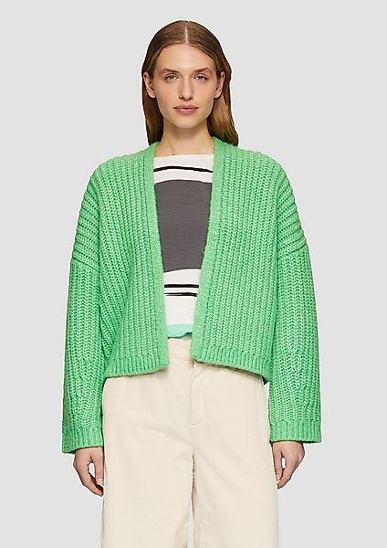s.Oliver Cardigan Strickjacke Strickjacke mit weiten Ärmeln im Relaxed Fit günstig online kaufen