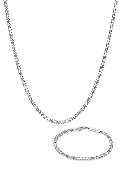Kuzzoi Schmuckset Panzerketten Armband und Kette günstig online kaufen