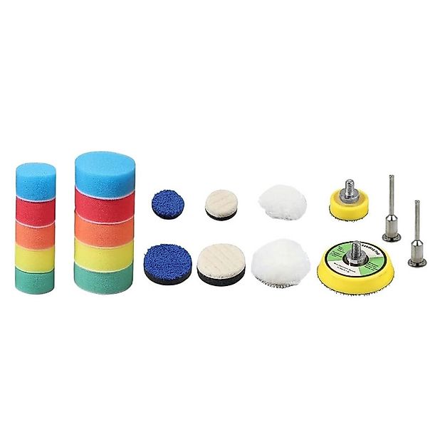 Trade-Shop Polierpad Polierschwamm SET (18-teilig) für Proxxon, Dremel Mini günstig online kaufen