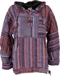 Guru-Shop Sweater Goa Unisex Kapuzenshirt, Stonewash günstig online kaufen