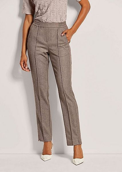 MADELEINE Stoffhose Businesshose mit modischer Biese und elastischem Bund günstig online kaufen