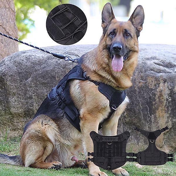 YINDN Hunde-Geschirr Hundegeschirre mit Gummigriff, Sicherheitsgeschirr günstig online kaufen