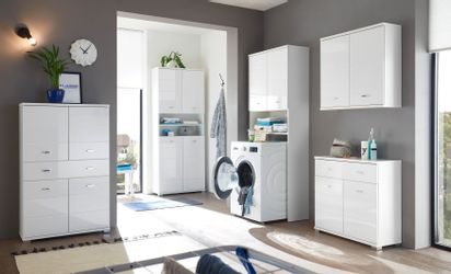 BASIC by Balculina Midischrank "Pool, Badezimmerschrank BxHxT 76x123x31" 1 günstig online kaufen