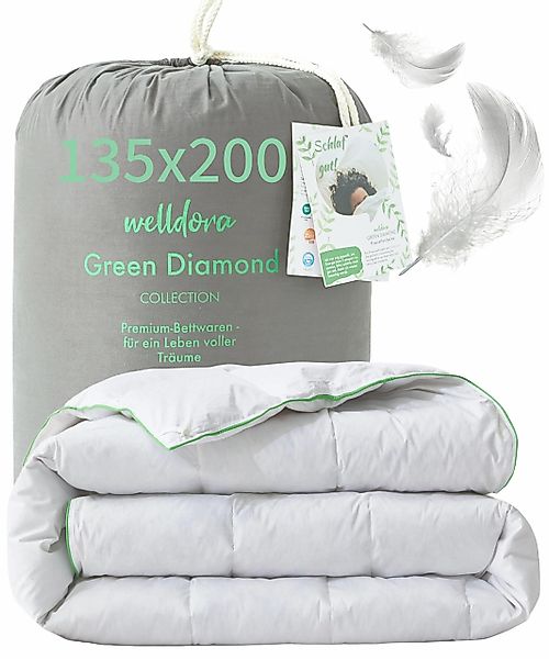Welldora Federbettdecke Komfort Bettdecke Sommer, Fachärztlich günstig online kaufen