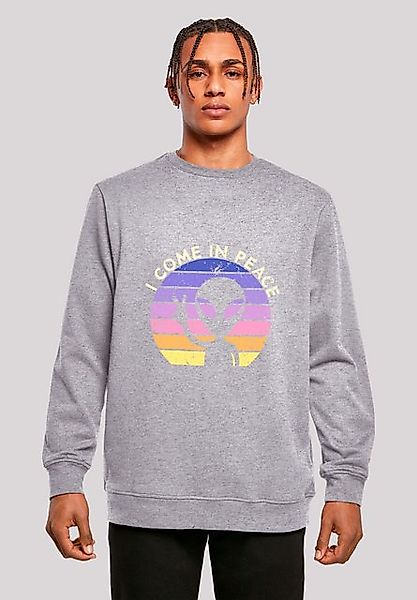 F4NT4STIC Sweatshirt Alien Peace Sunset Premium Qualität günstig online kaufen