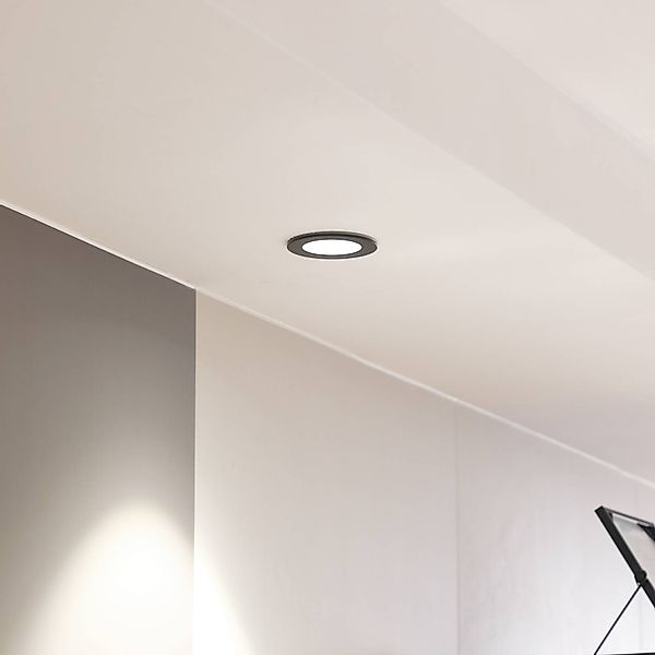 Arcchio LED-Downlight Aryx, schwarz, 4.000K günstig online kaufen