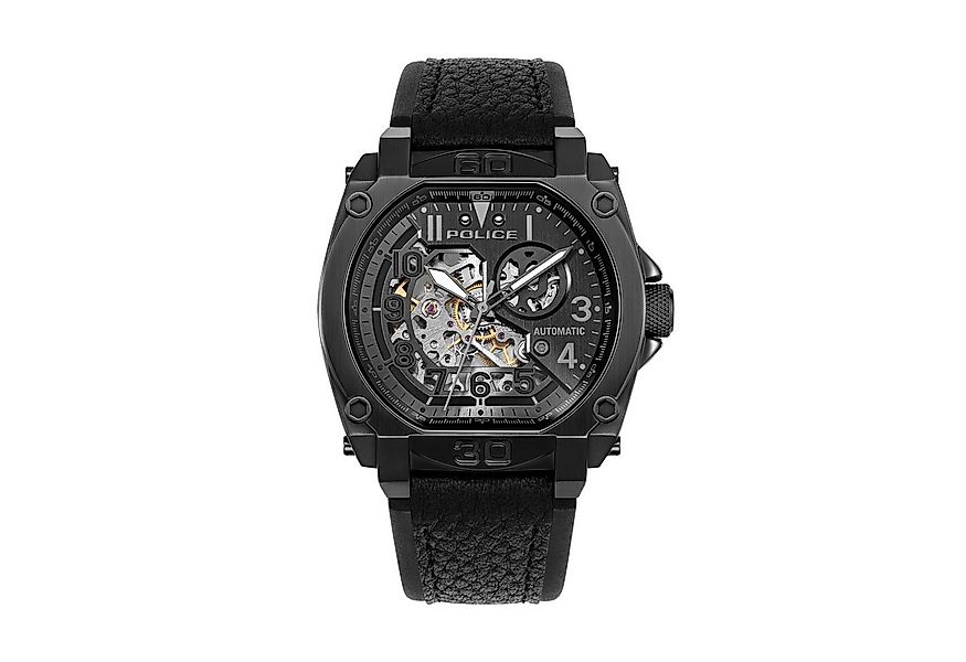 Police Automatikuhr Automatikuhr Automatikuhr 100% Edelstahl 51 günstig online kaufen