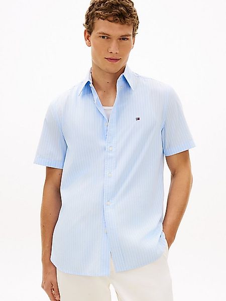 Tommy Hilfiger Kurzarmhemd FLEX POPLIN Regular fit mit Button-Down-Kragen günstig online kaufen