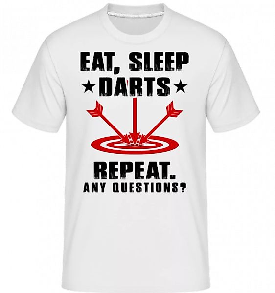 Eat Sleep Darts Repeat · Shirtinator Männer T-Shirt günstig online kaufen